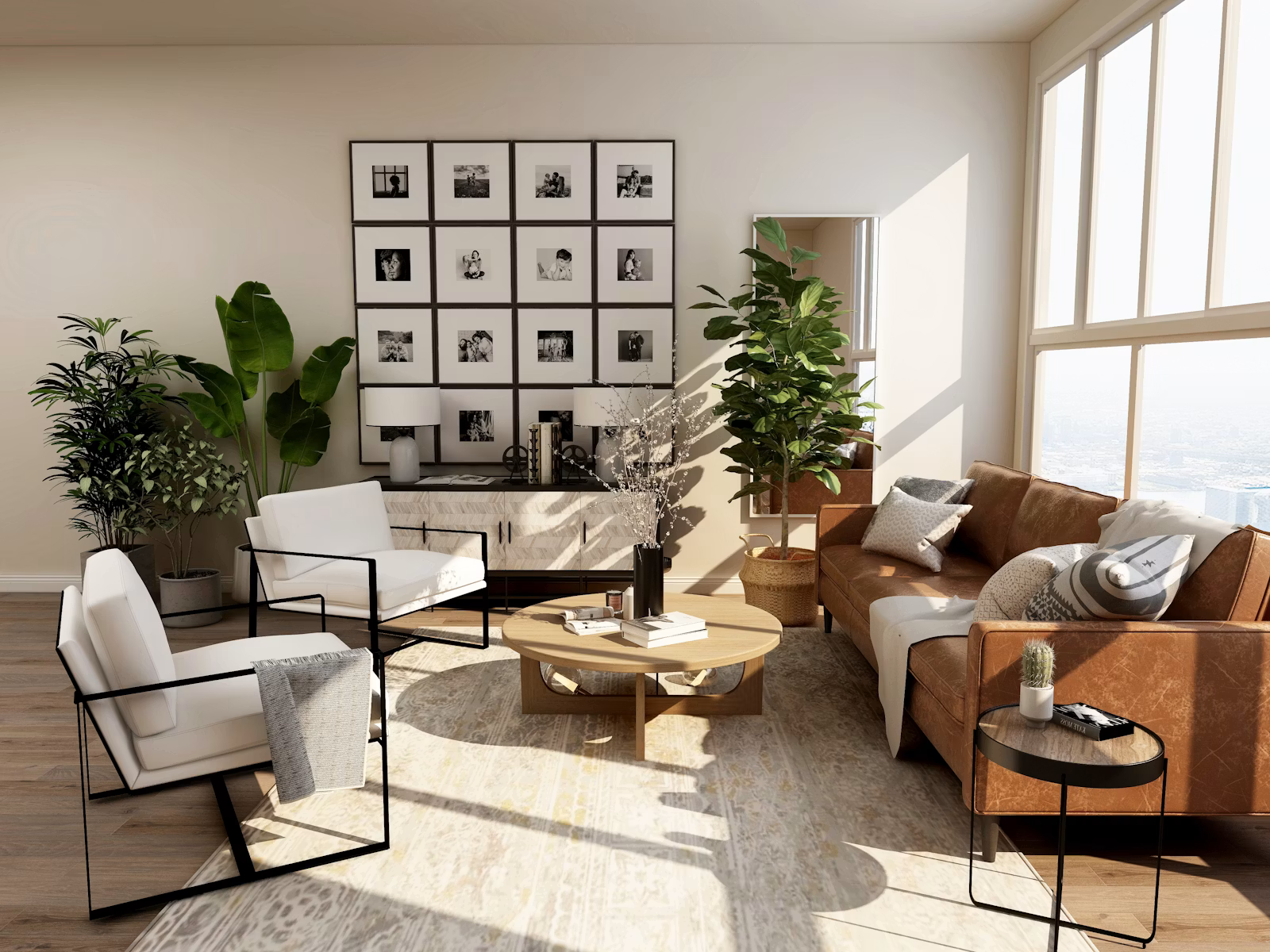 Interior Luxury Living Room Showcase